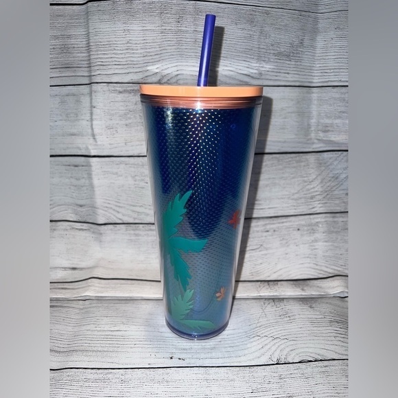 2020 Starbucks Summer Tumbler Island Siren 24oz - Picture 3 of 6